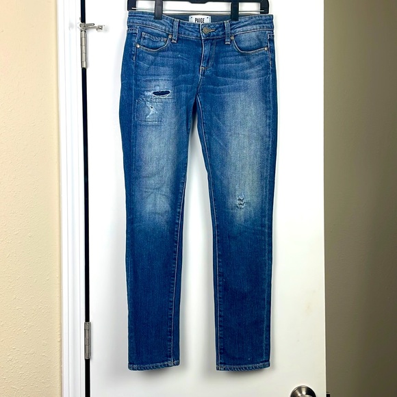 Paige Skyline Ankle Peg Jeans - Picture 1 of 8